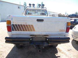 1985 TOYOTA PICKUP STANDARD CAB SR5 WHITE 2.4 MT 4WD Z21466